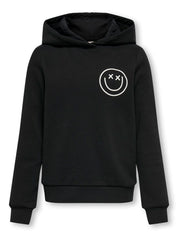 Sweathoodie mit Backprint - Black/Hoddie Hearts - Schwarz