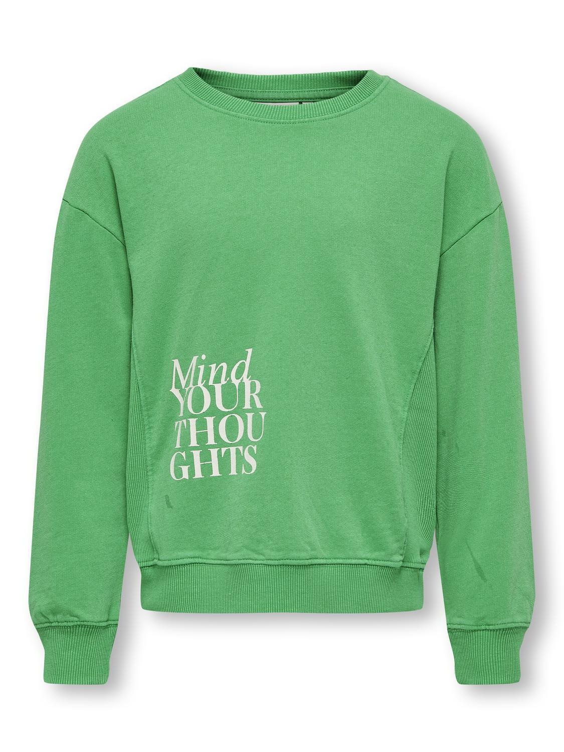 Sweatshirt mit Print - Green Bee/Creative - Grün