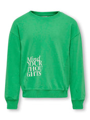 Sweatshirt mit Print - Green Bee/Creative - Grün