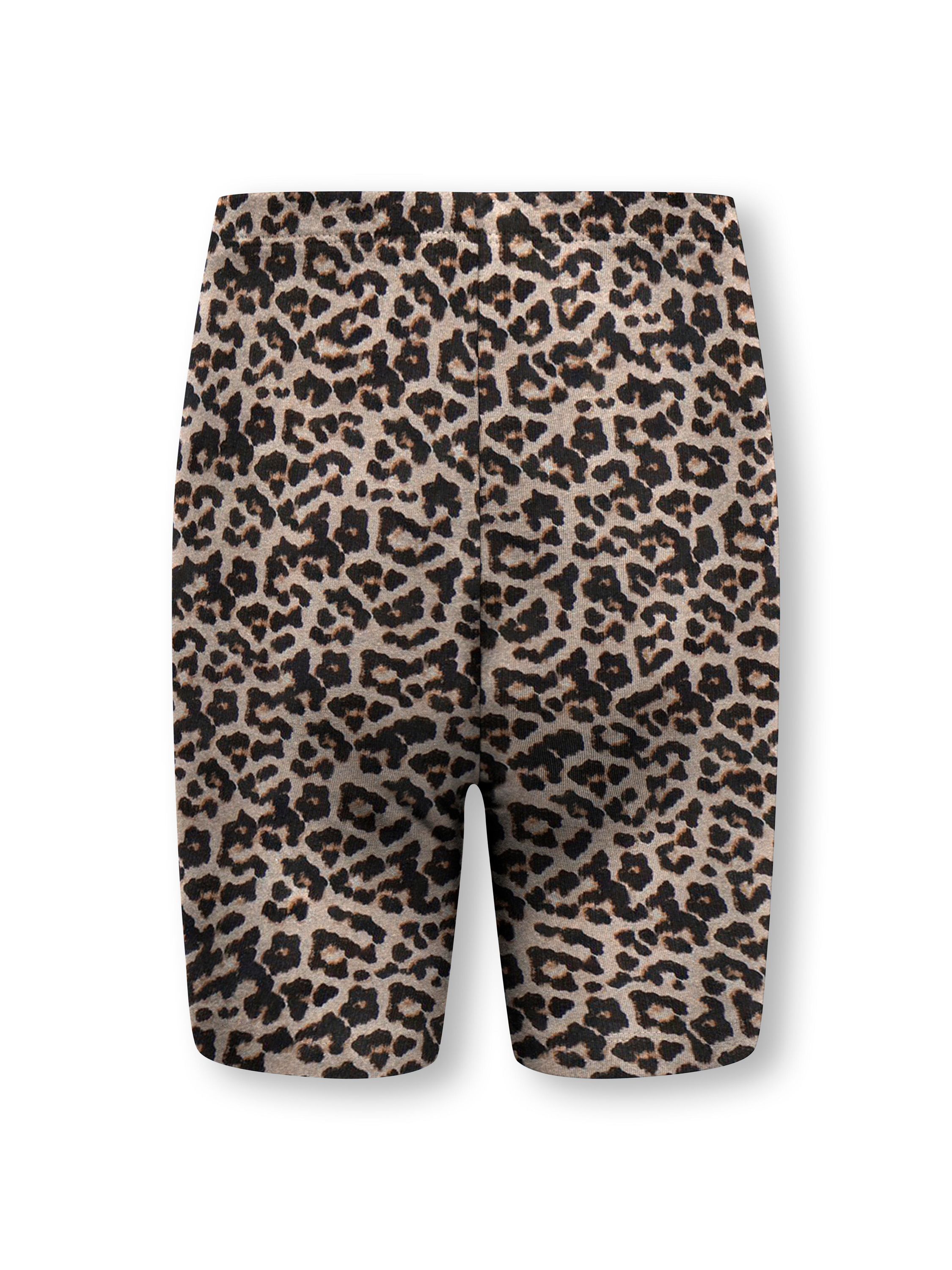 Bermudashorts mit Leoparden-Muster - Ginger Root/Tikkie leo - Mehrfarbig