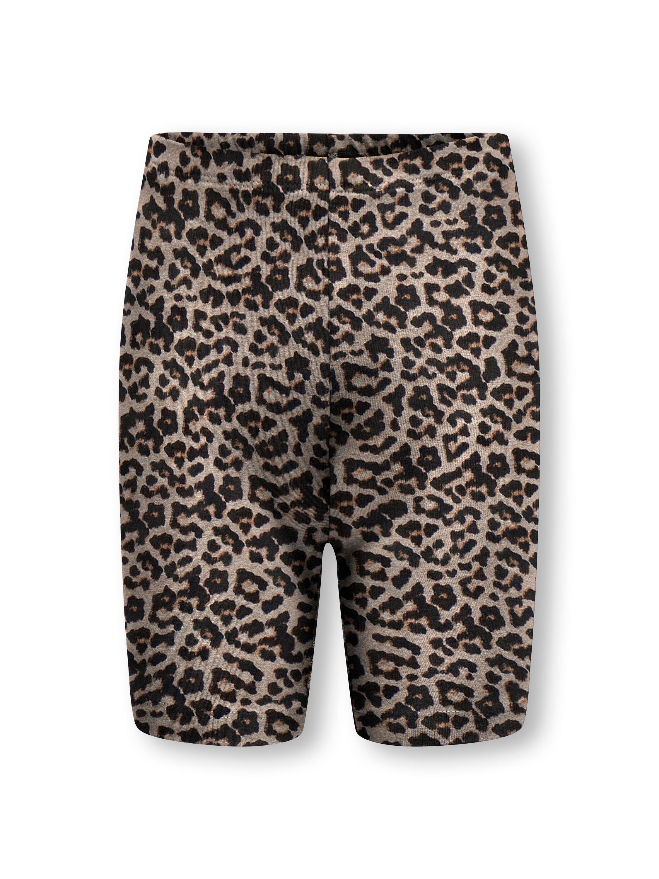 Bermudashorts mit Leoparden-Muster - Ginger Root/Tikkie leo - Mehrfarbig