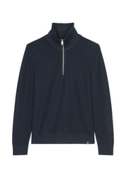 Zip- Pullover - 898-dark navy - Blau