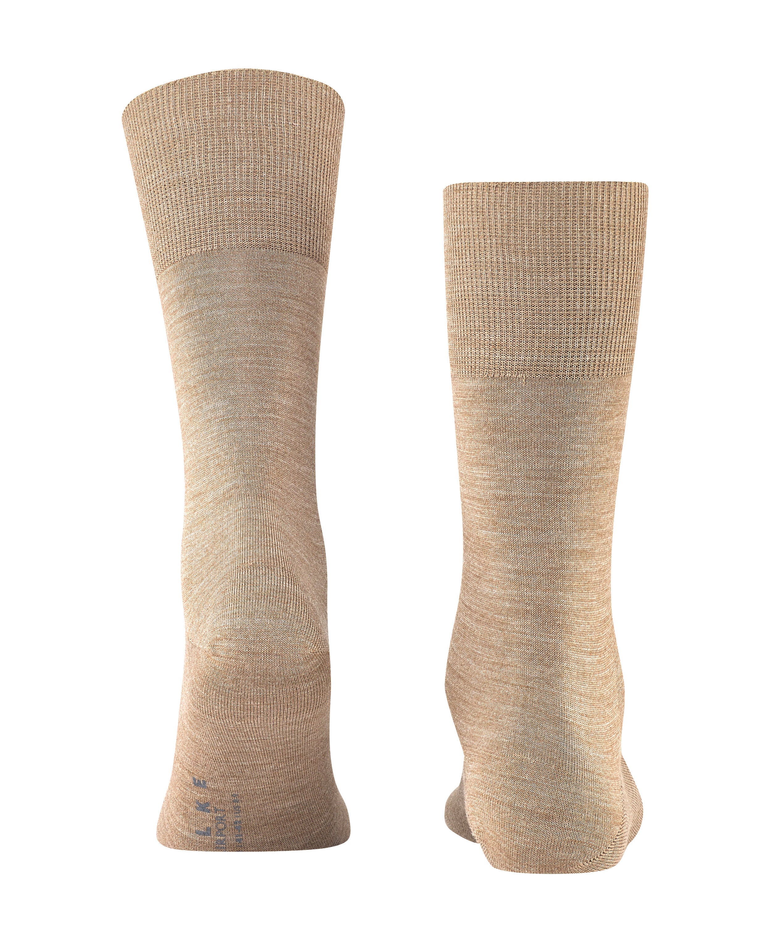 Socken aus Merinowolle-Mix - 5410 nutmeg mel - Beige