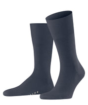 Socken aus Merinowolle-Mix - 6688 dark blue mel. - Blau