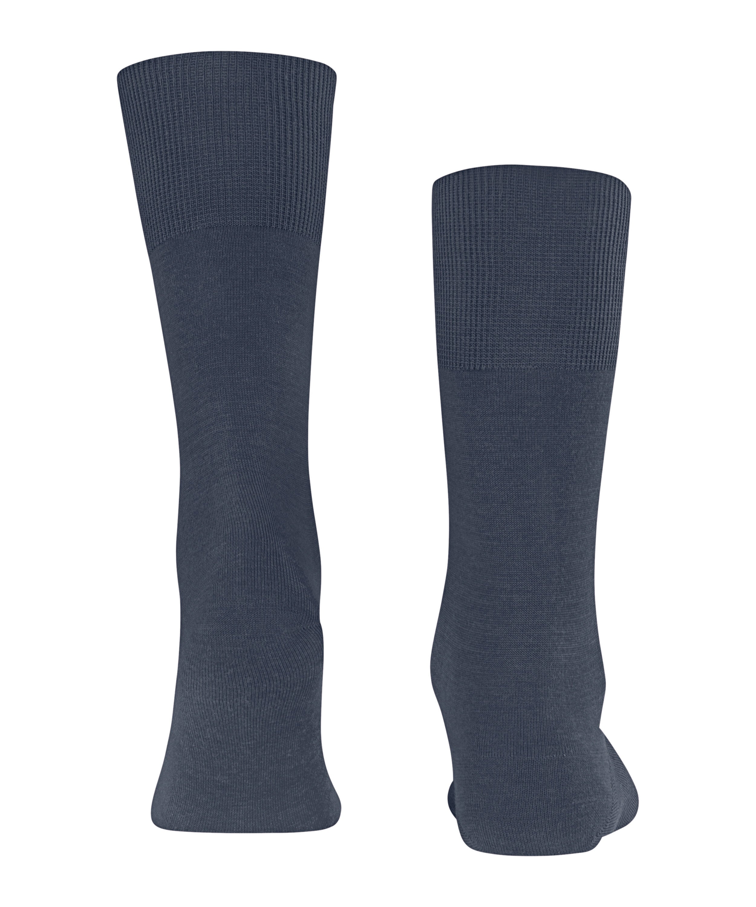 Socken aus Merinowolle-Mix - 6688 dark blue mel. - Blau