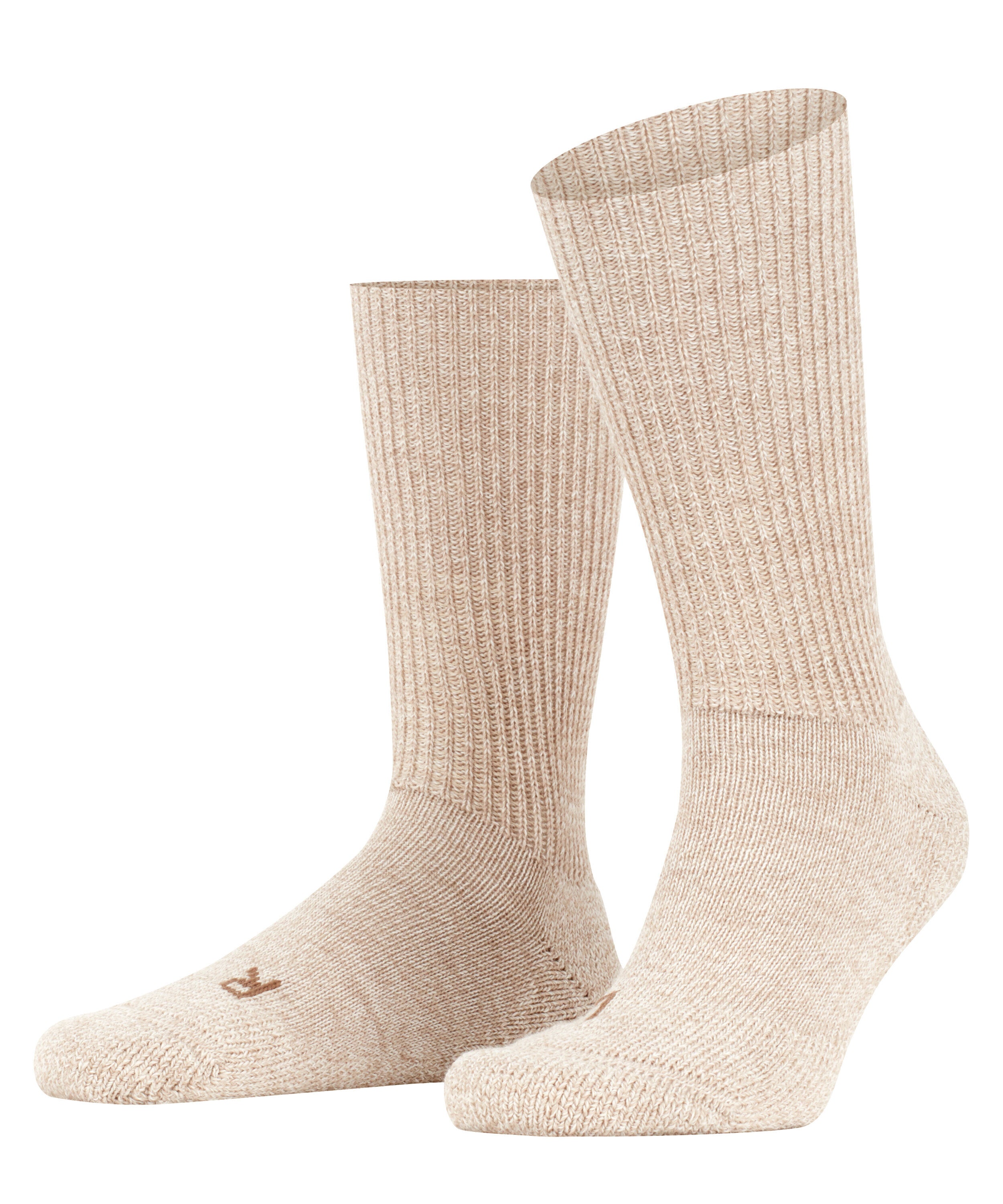 Lange Stricksocken - 4490 sand mel. - Beige