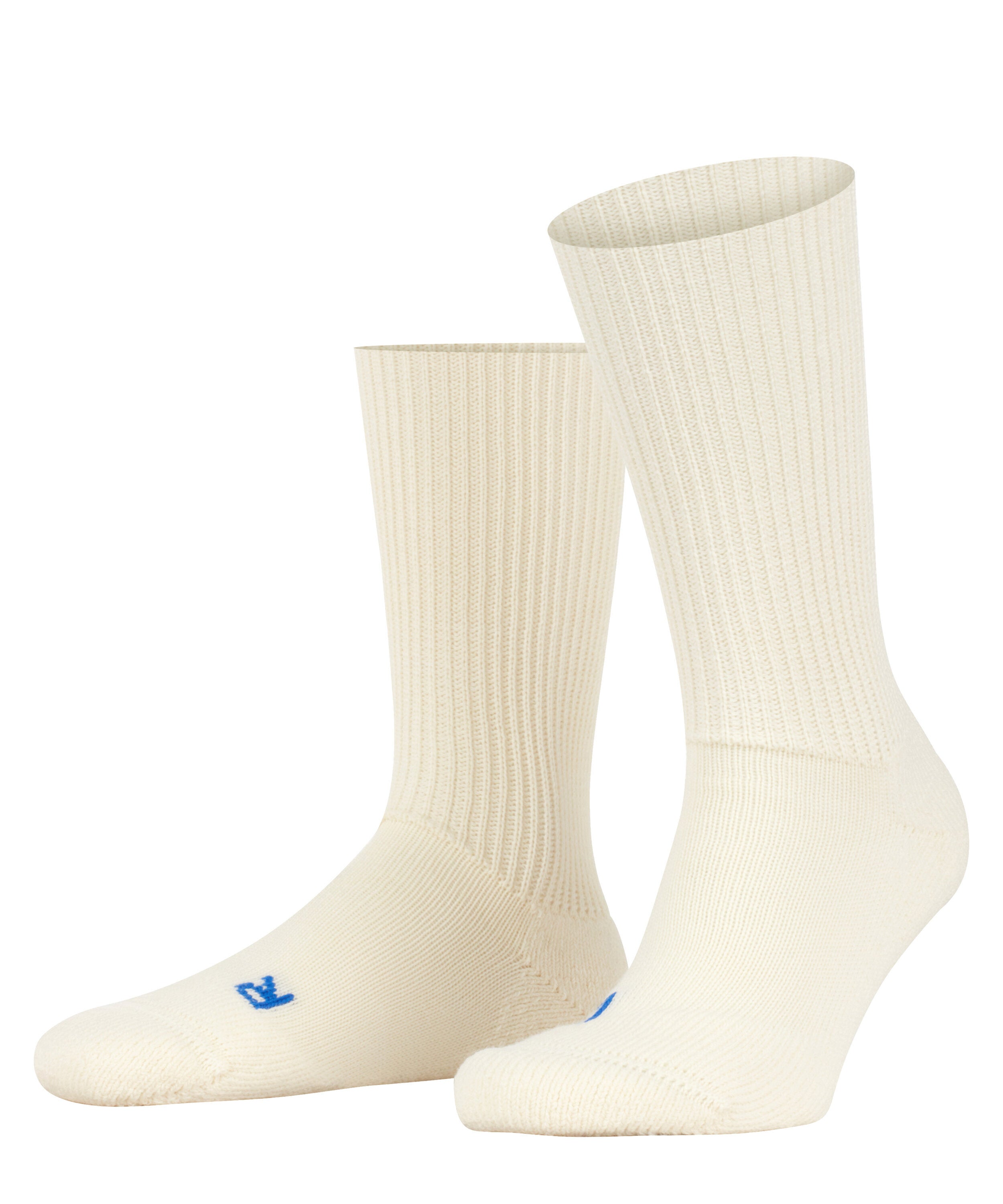 Lange Stricksocken - 2060 woolwhite