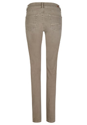 Jeans Skinny Fit - 11858-mud used - Braun