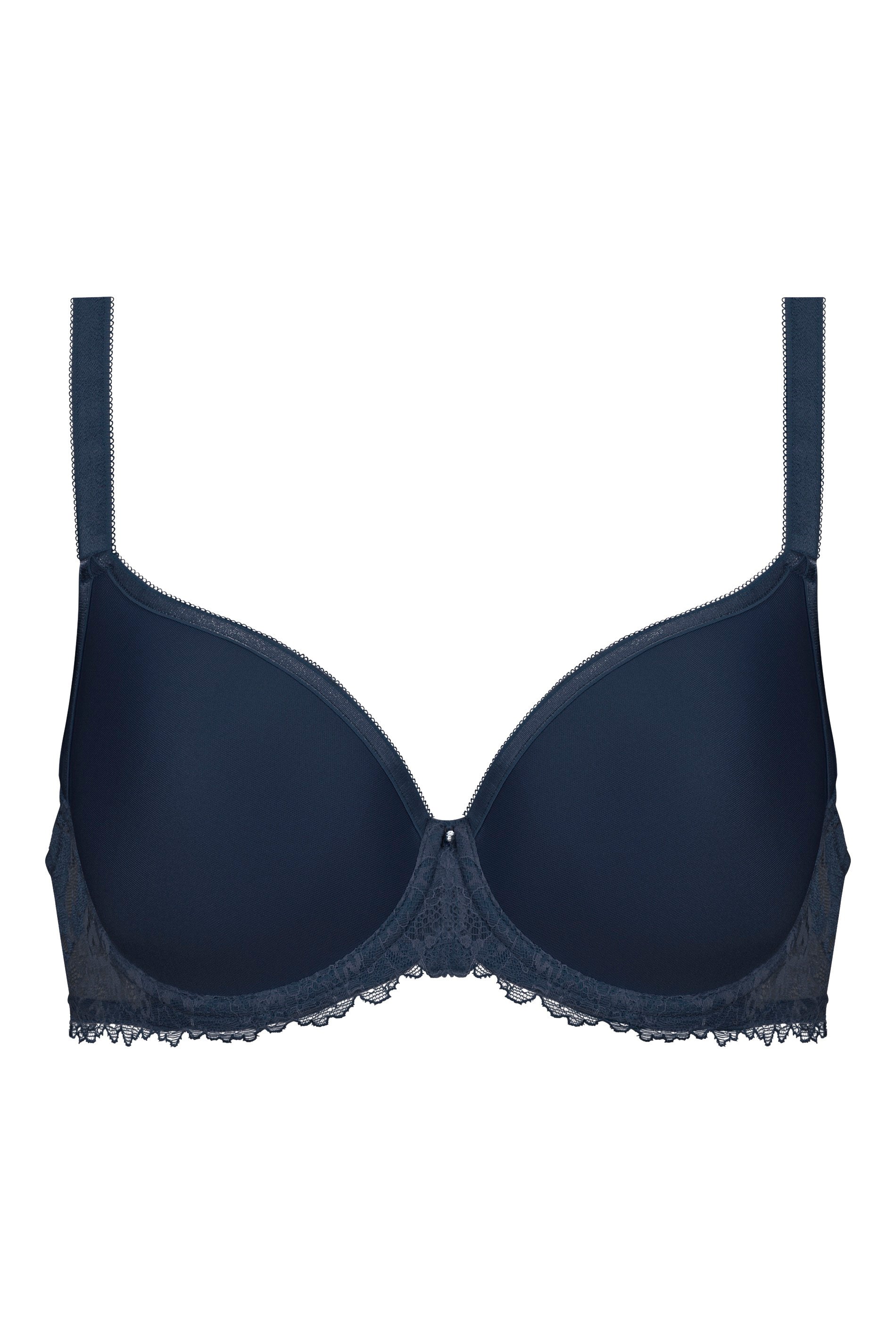 Spacer-BH mit Spitzen-Details - 408-night blue - Blau