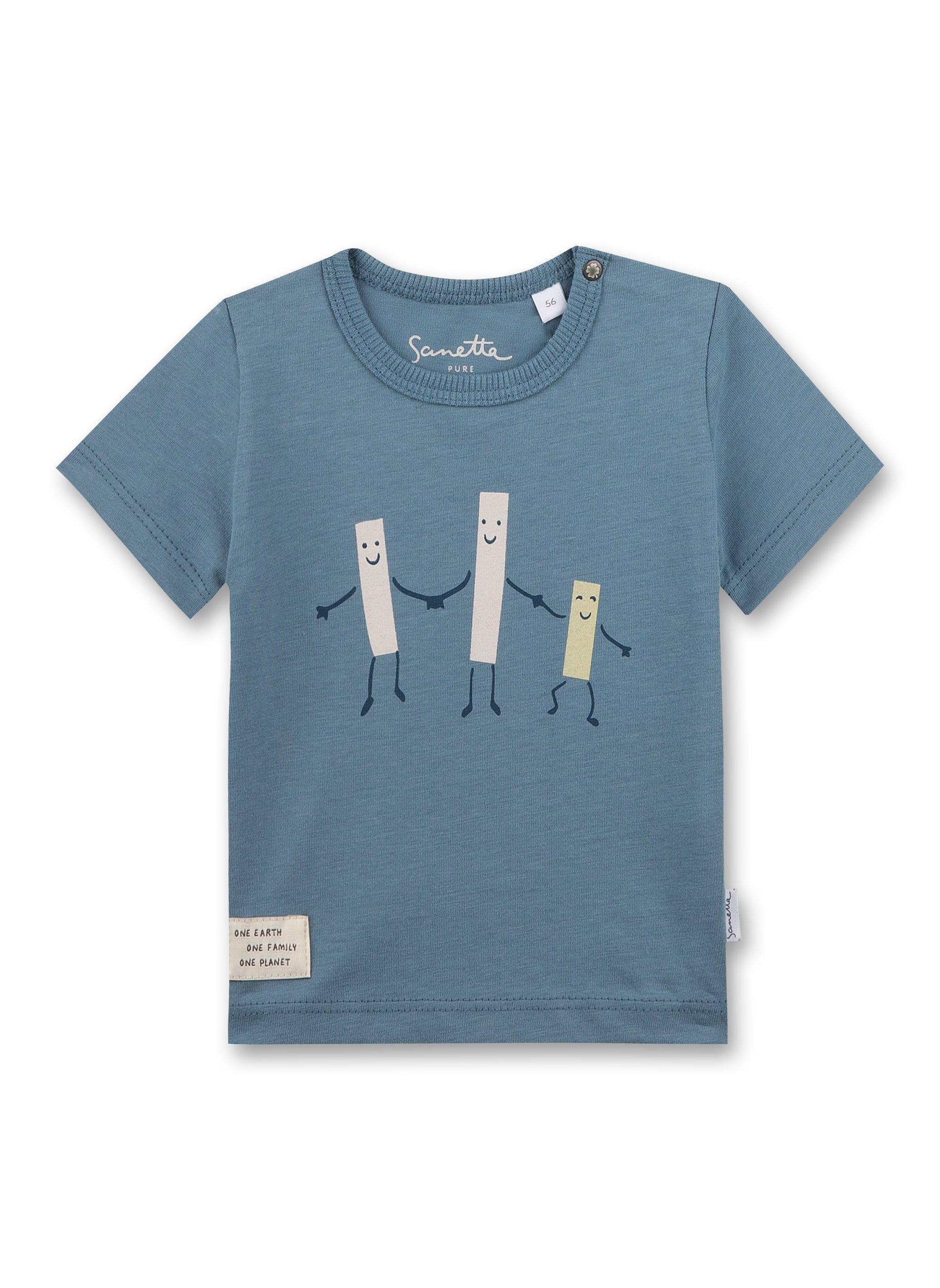 T-Shirt - 50402 blue blush - Blau