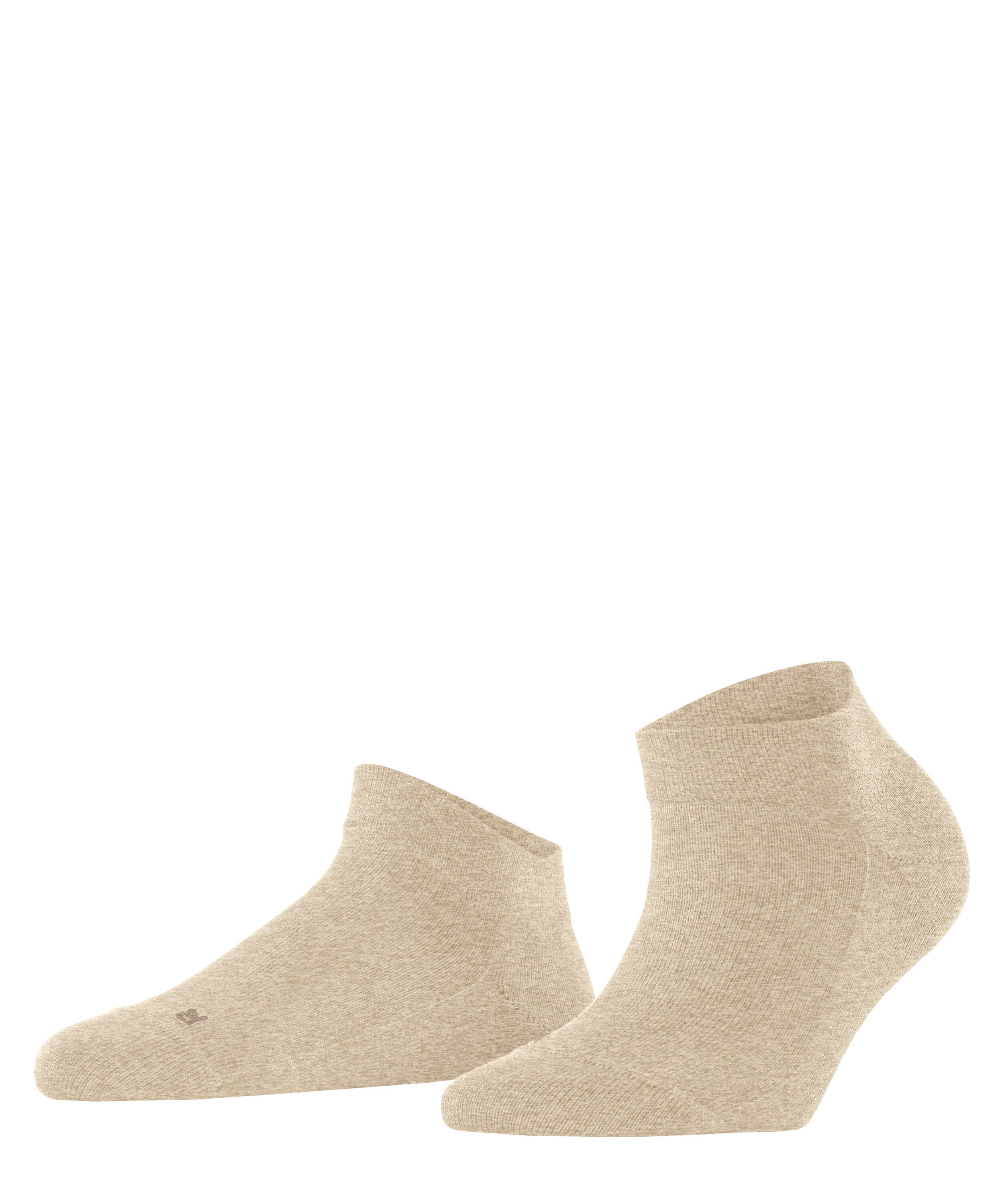 Sneakersocken aus Baumwolle - 4650 sand mel. - Beige