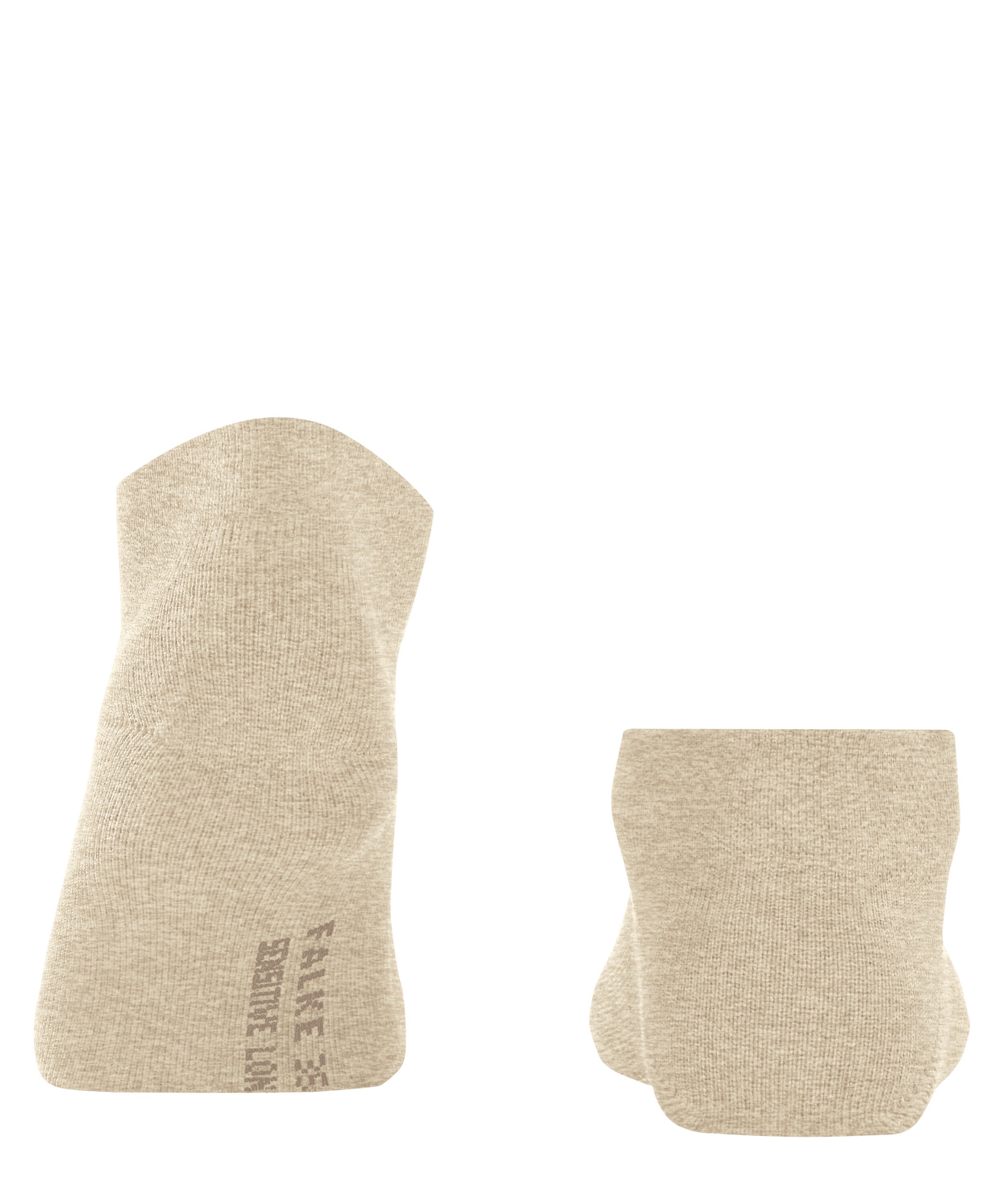 Sneakersocken aus Baumwolle - 4650 sand mel. - Beige