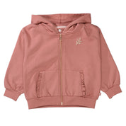 Sweatshirtjacke aus Baumwolle - 431 SOFT INDIAN RED - Rosa