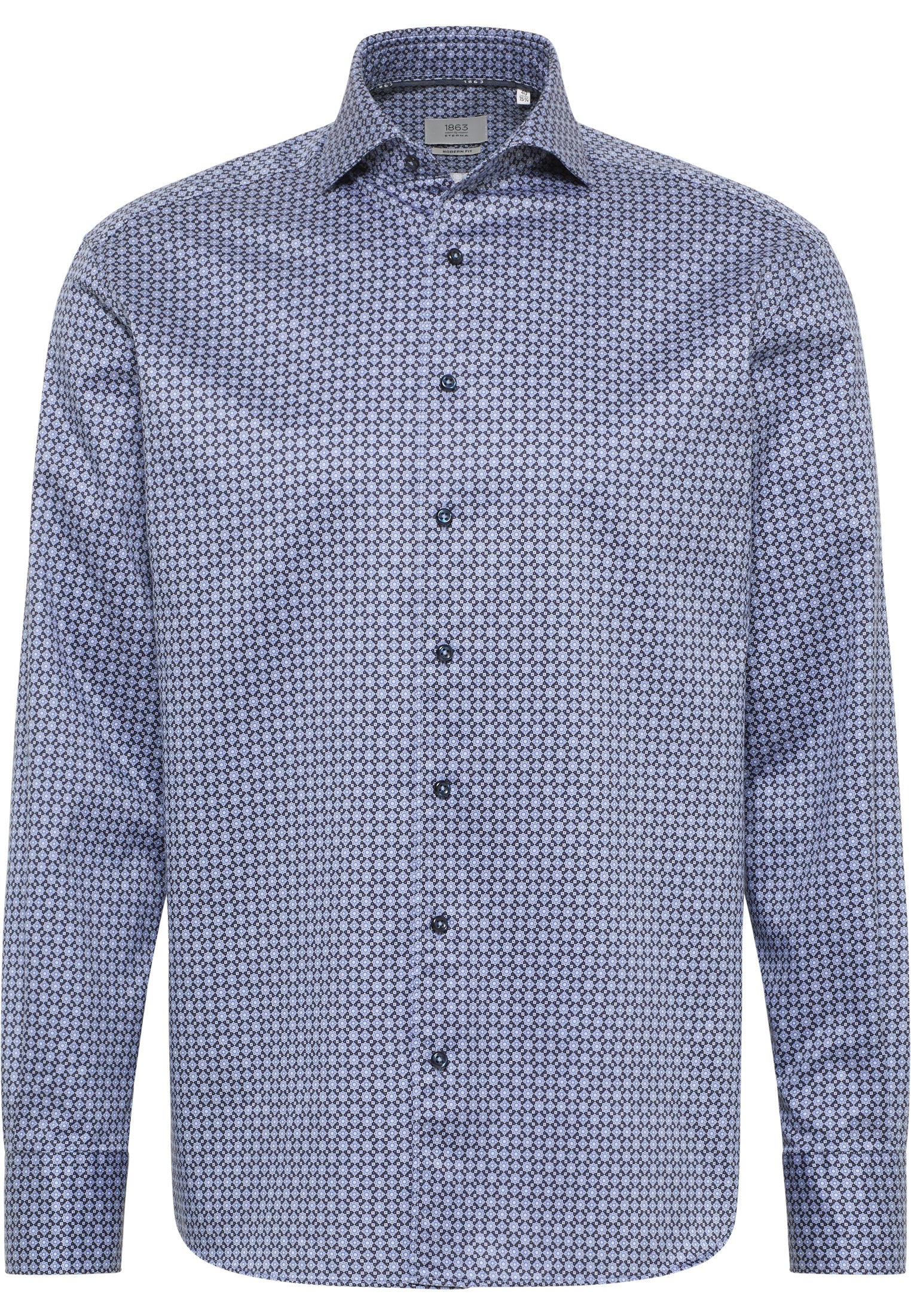 Hemd Modern Fit - 18-marine - Blau