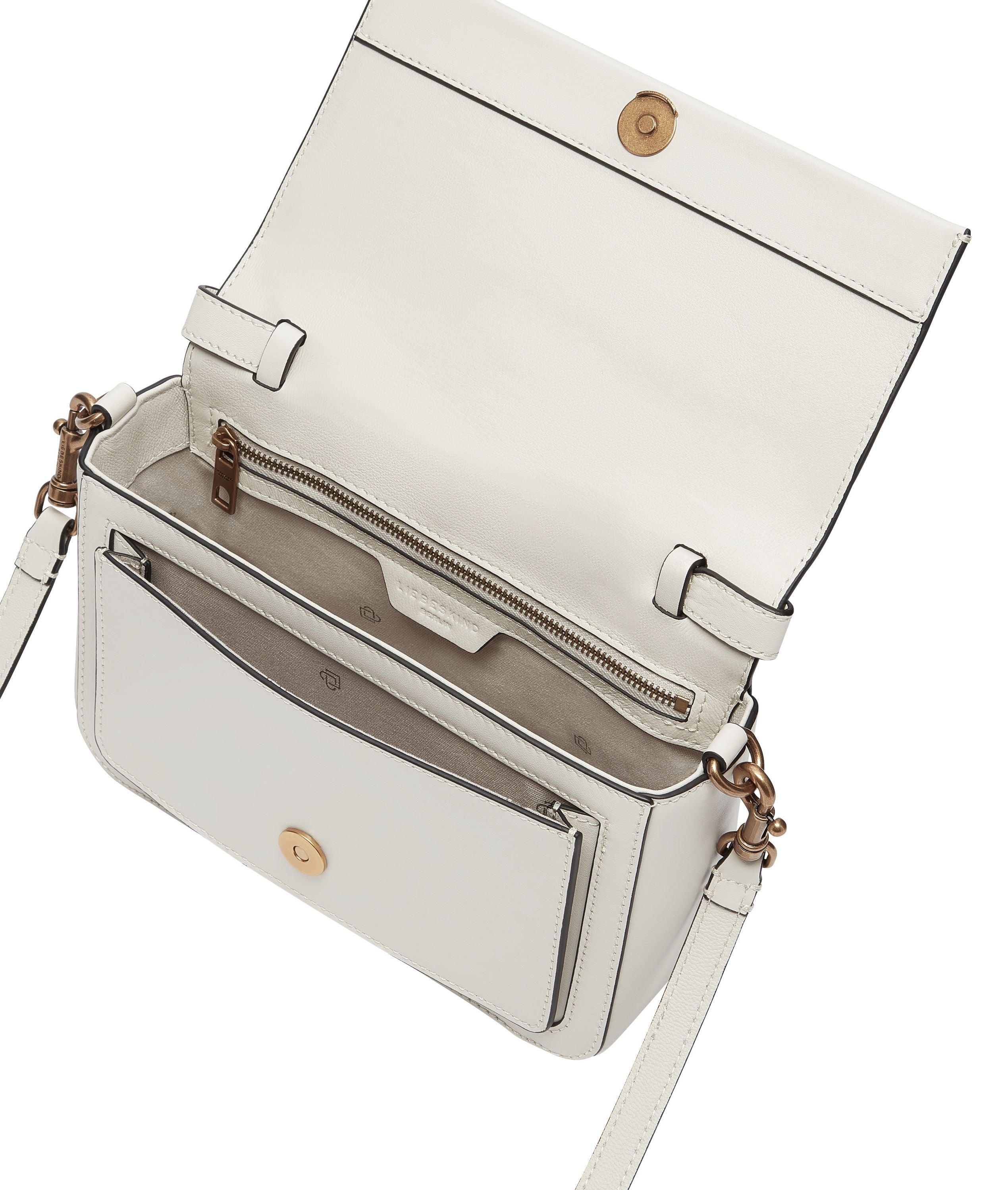 Cross Body Bag - 9035-GREY/BLACK - Creme