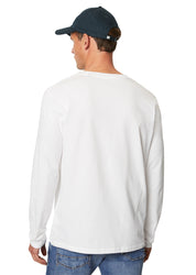 Langarmshirt aus Baumwolle - 100-white - Weiß