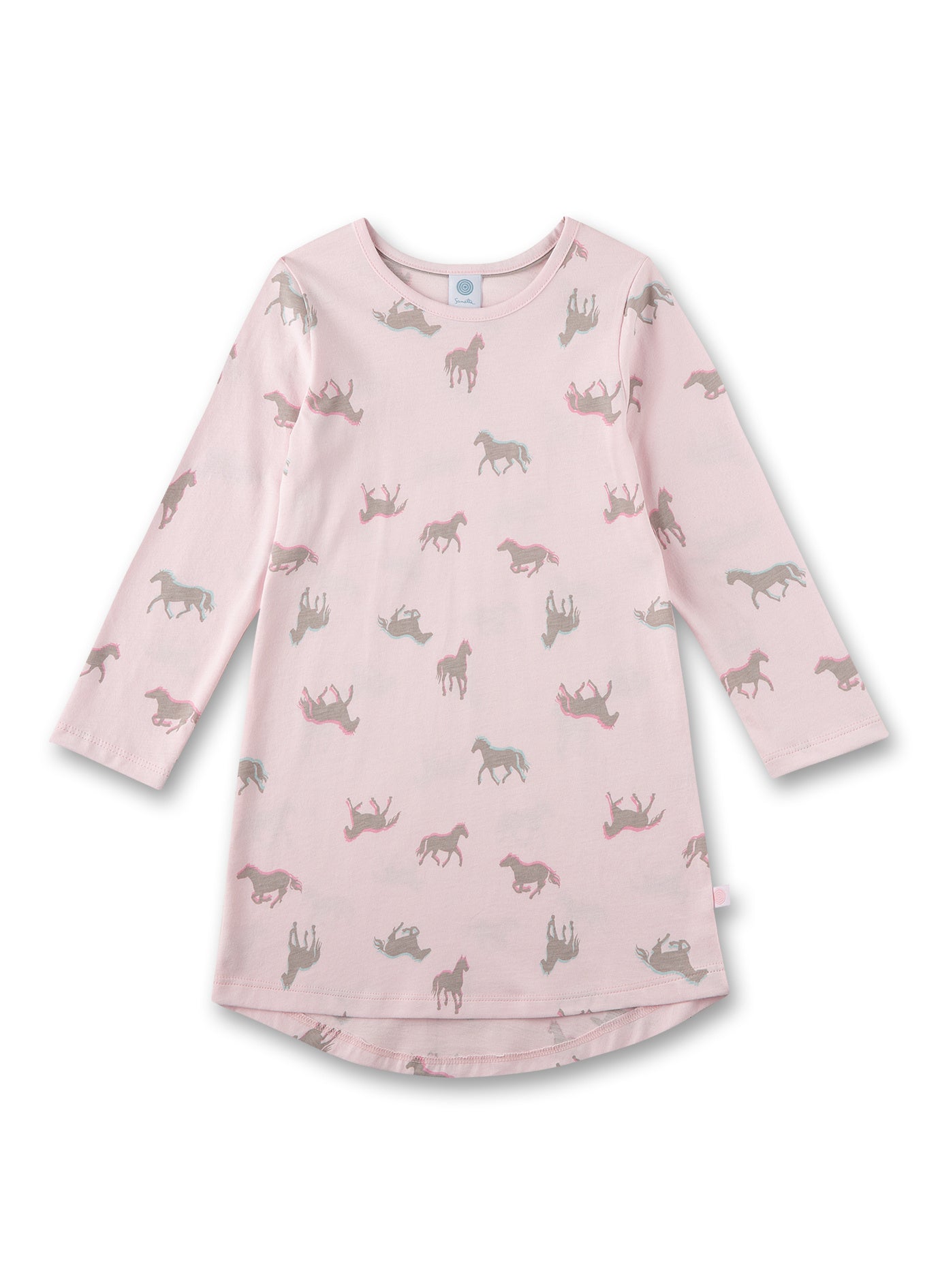 Schlafshirt aus Baumwolle - 3614 rose - Rosa