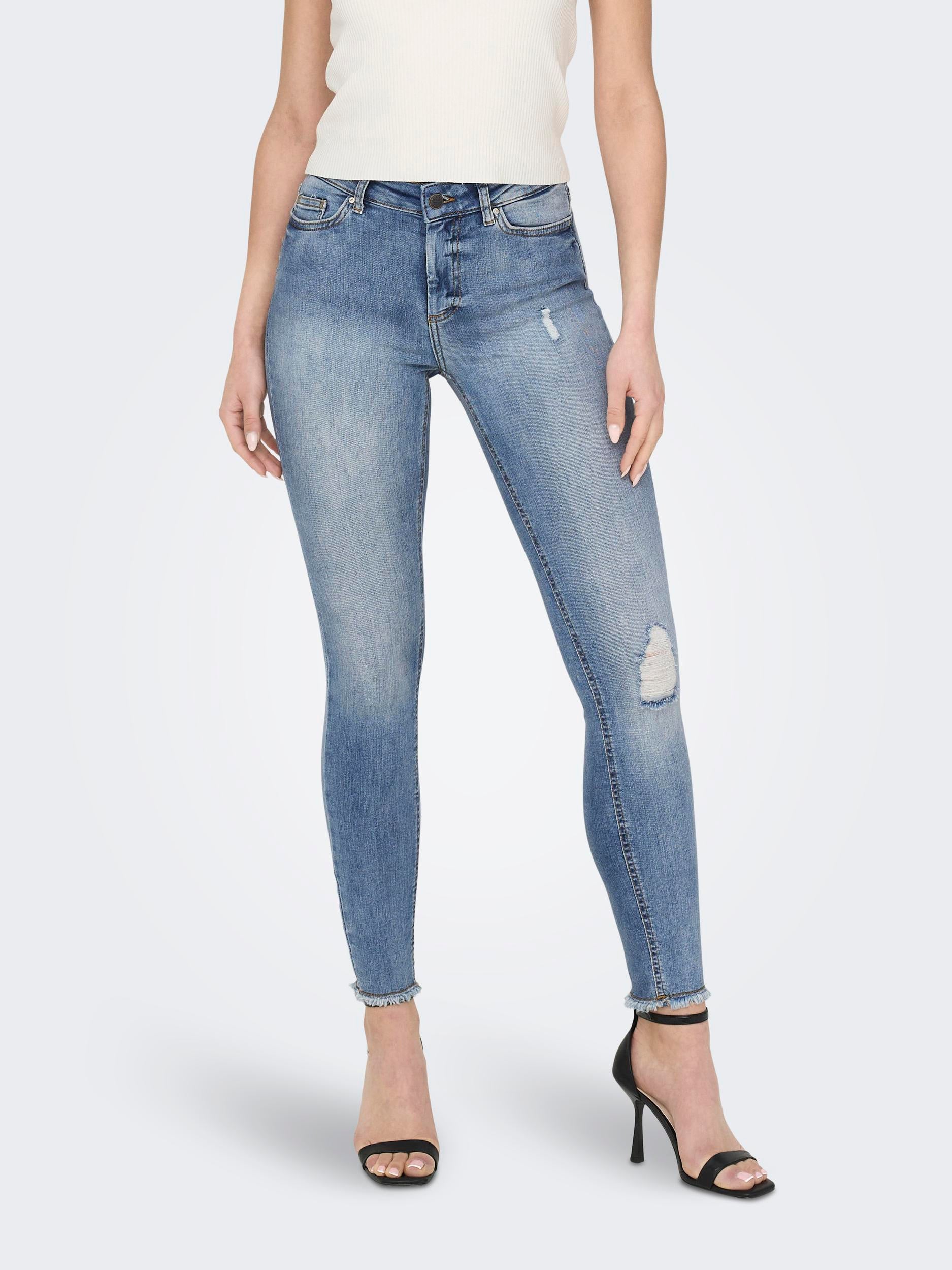 Jeans Skinny Fit - Light Blue Denim - Blau