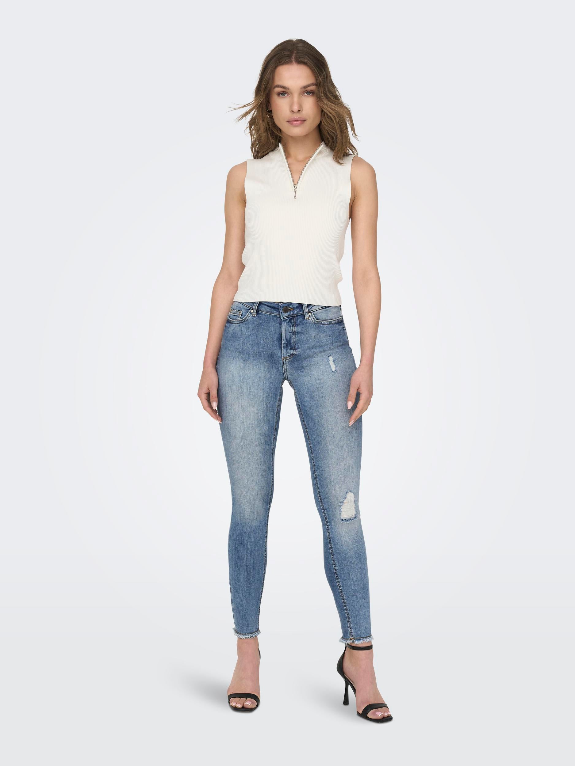 Jeans Skinny Fit - Light Blue Denim - Blau