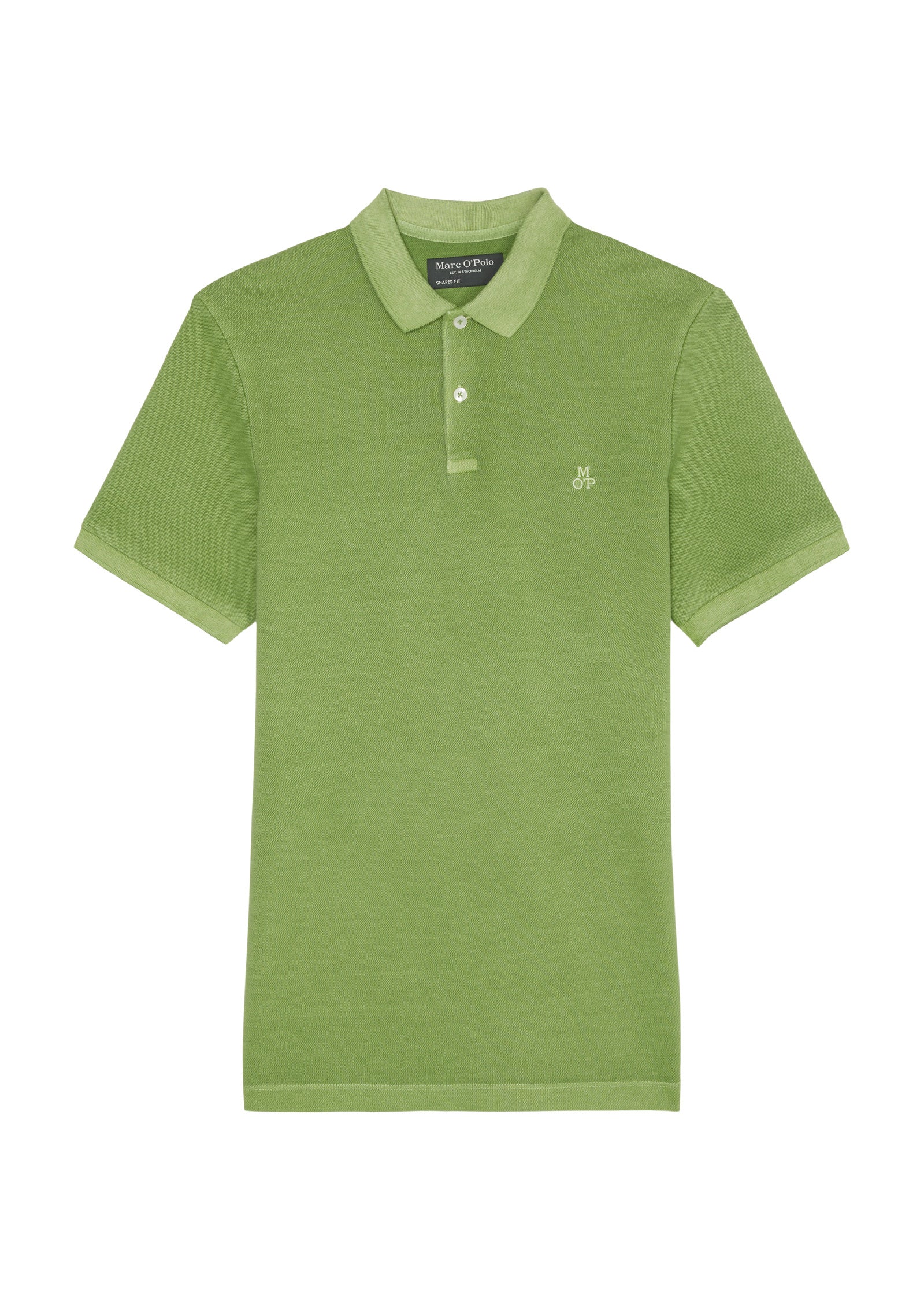 Poloshirt mit Logostick - 437-english moss - Grün