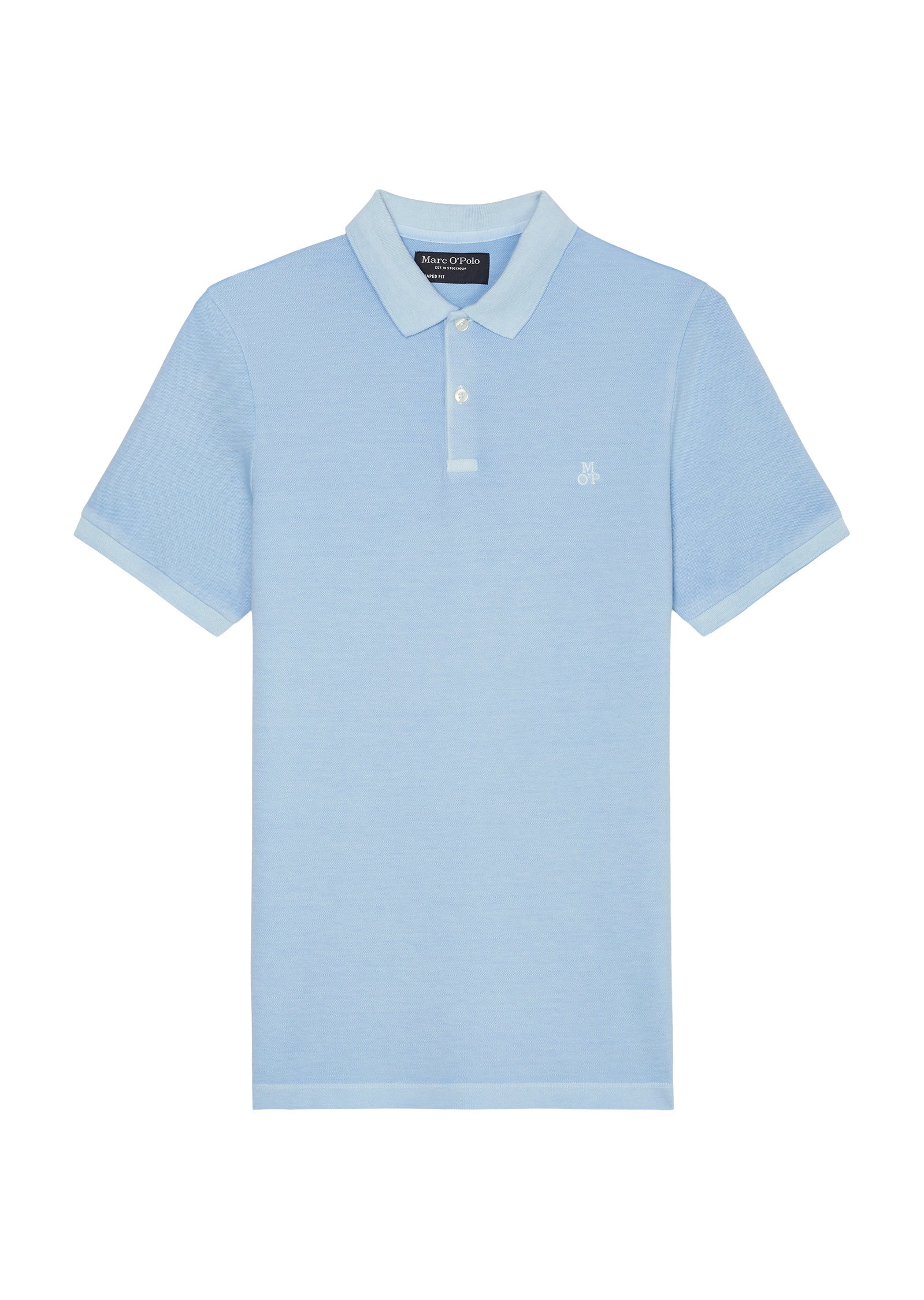 Poloshirt mit Logostick - 826-homestead blue - Blau