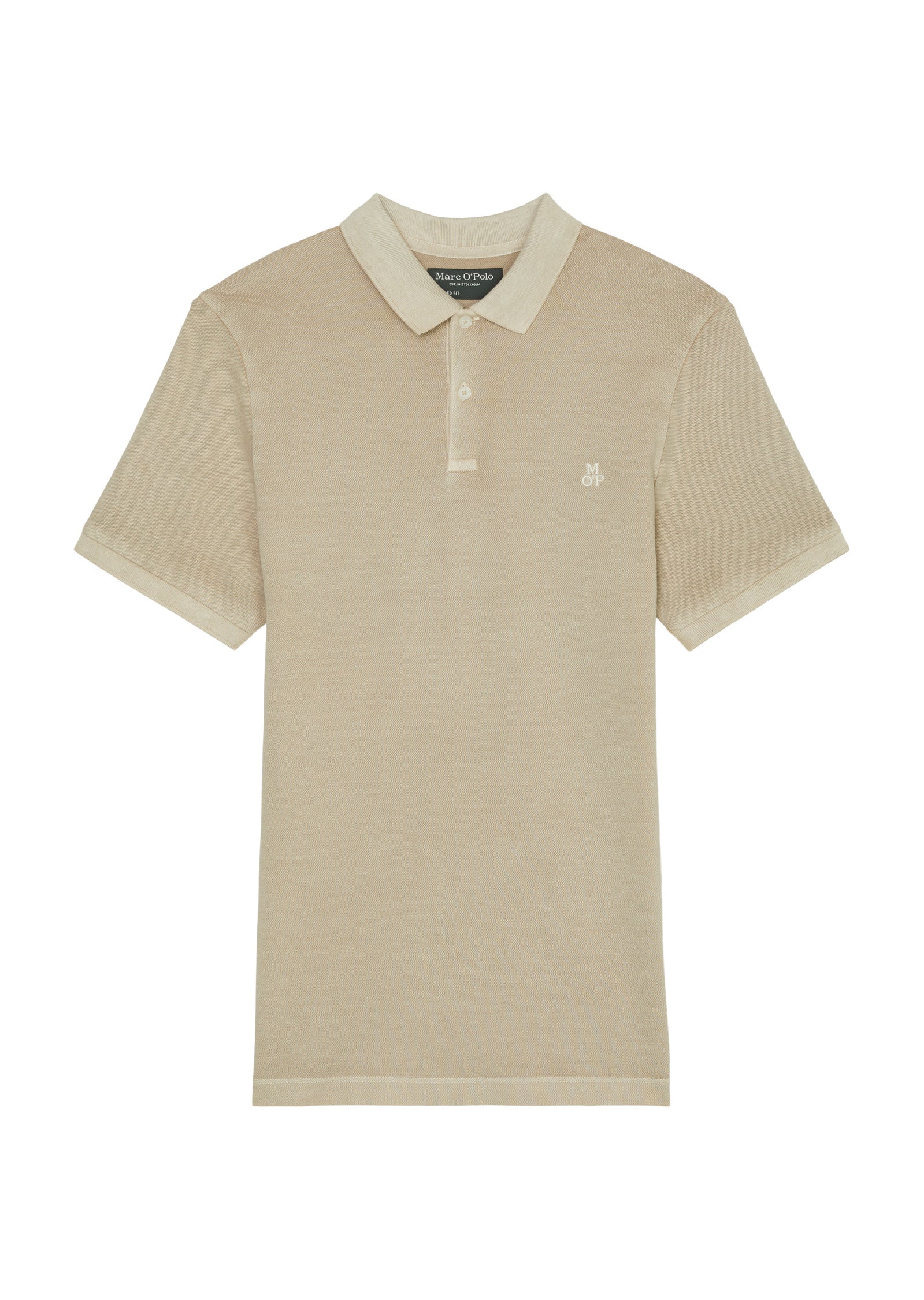 Poloshirt mit Logostick - 111-pure cashmere - Weiß