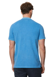 Poloshirt mit Logostick - 829-azure blue - Blau