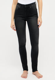 Jeans Skinny - 1058-black used - Schwarz