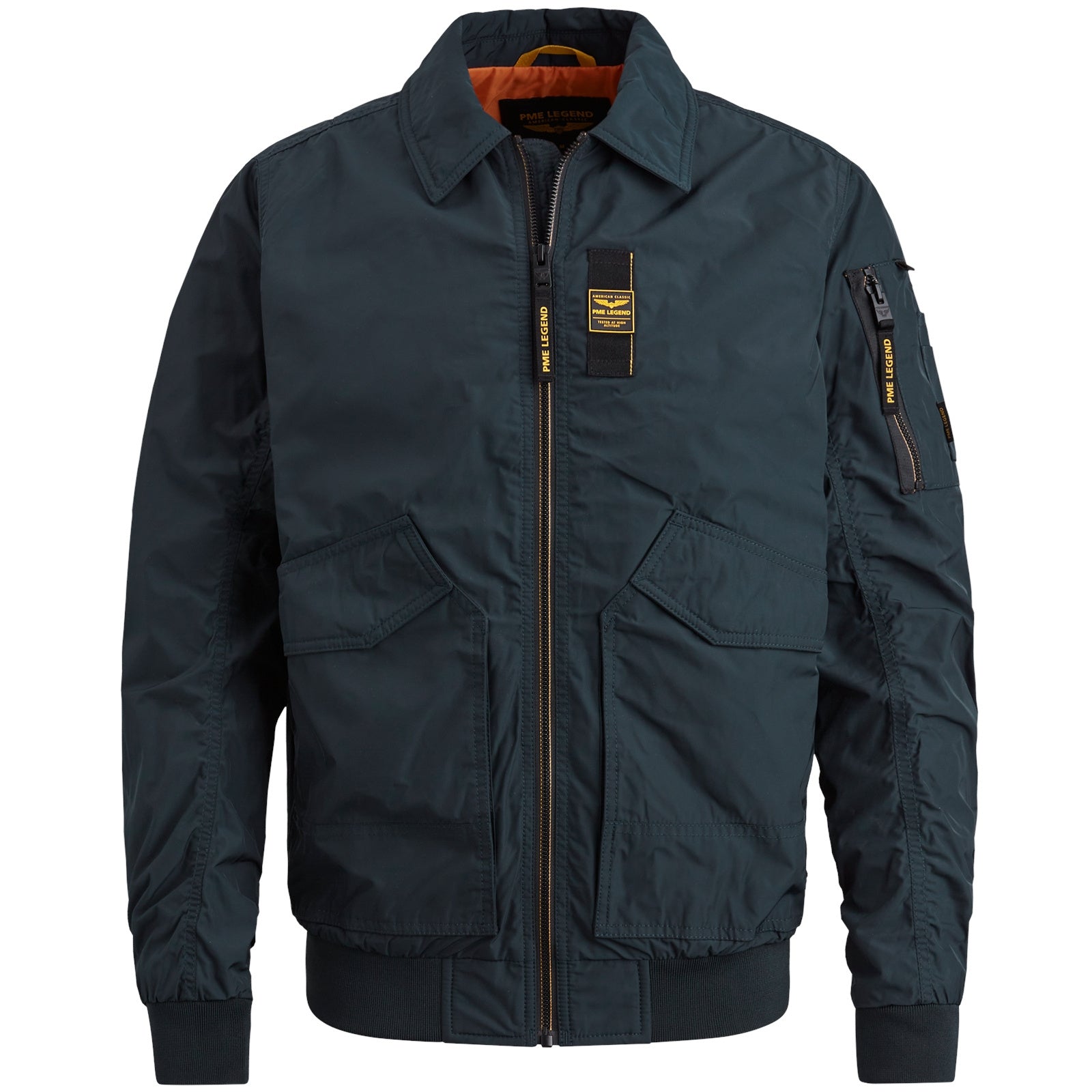 Bomberjacke mit aufliegendem Kragen - 5281-Salute - Blau