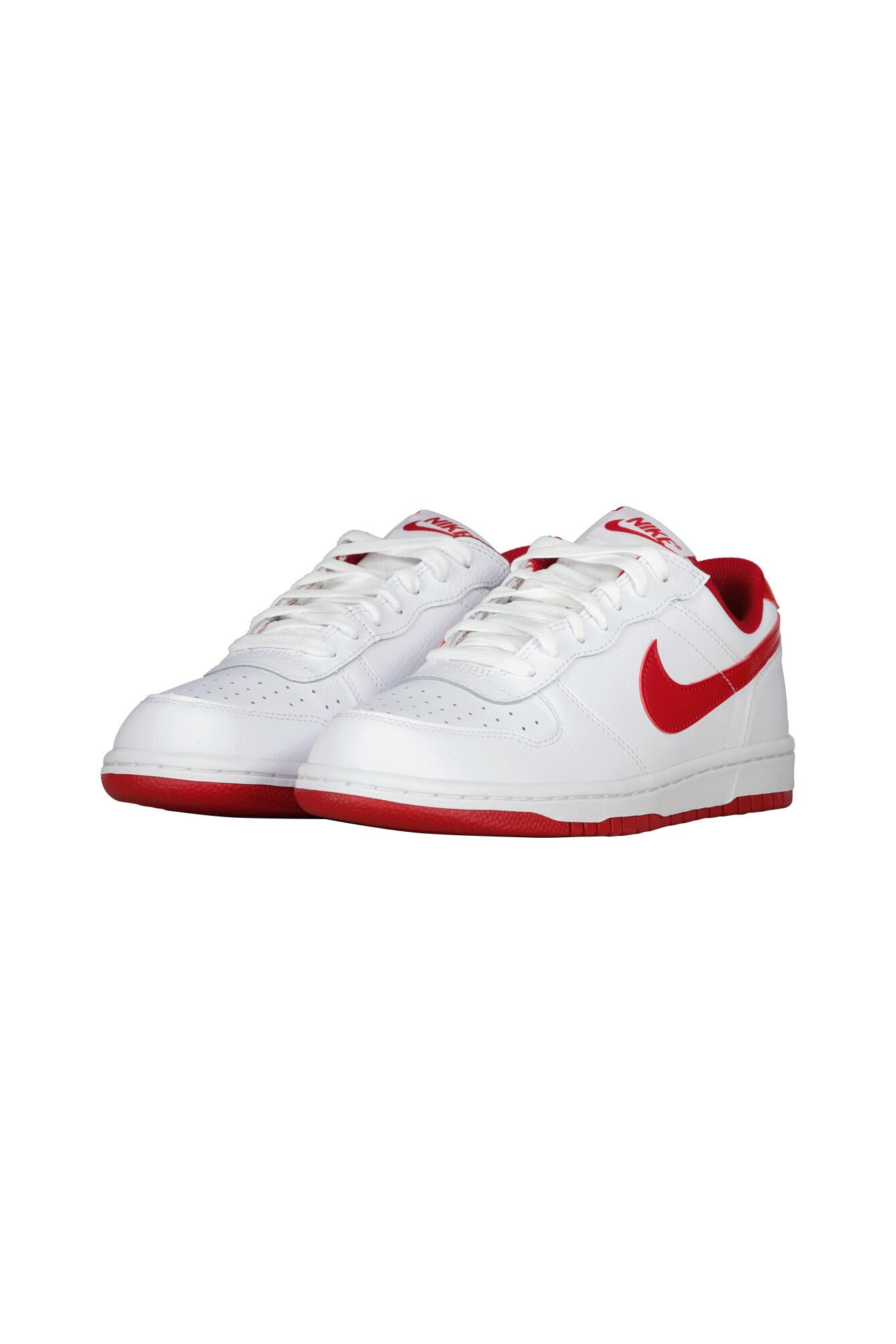 Sneaker Big Nike Low - 150-WHITE/GYM RED - Weiß