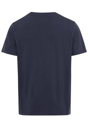 T-Shirt aus Baumwolle - 47-Night Blue - Blau