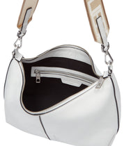 Schultertasche Paris Hobo S - 0100-WHITE - Weiß | Beige