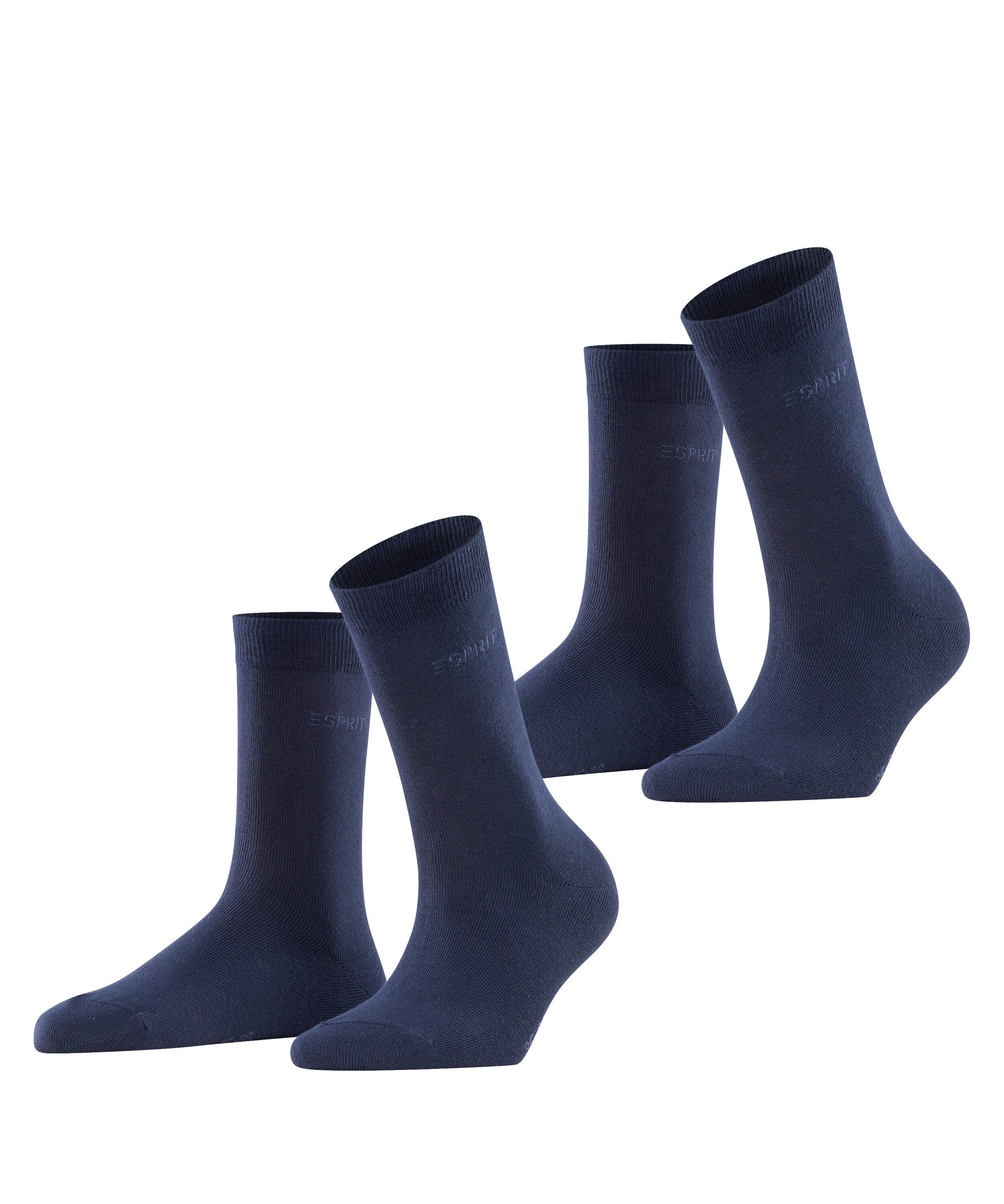 2er-Pack Socken - 6120 marine - Blau