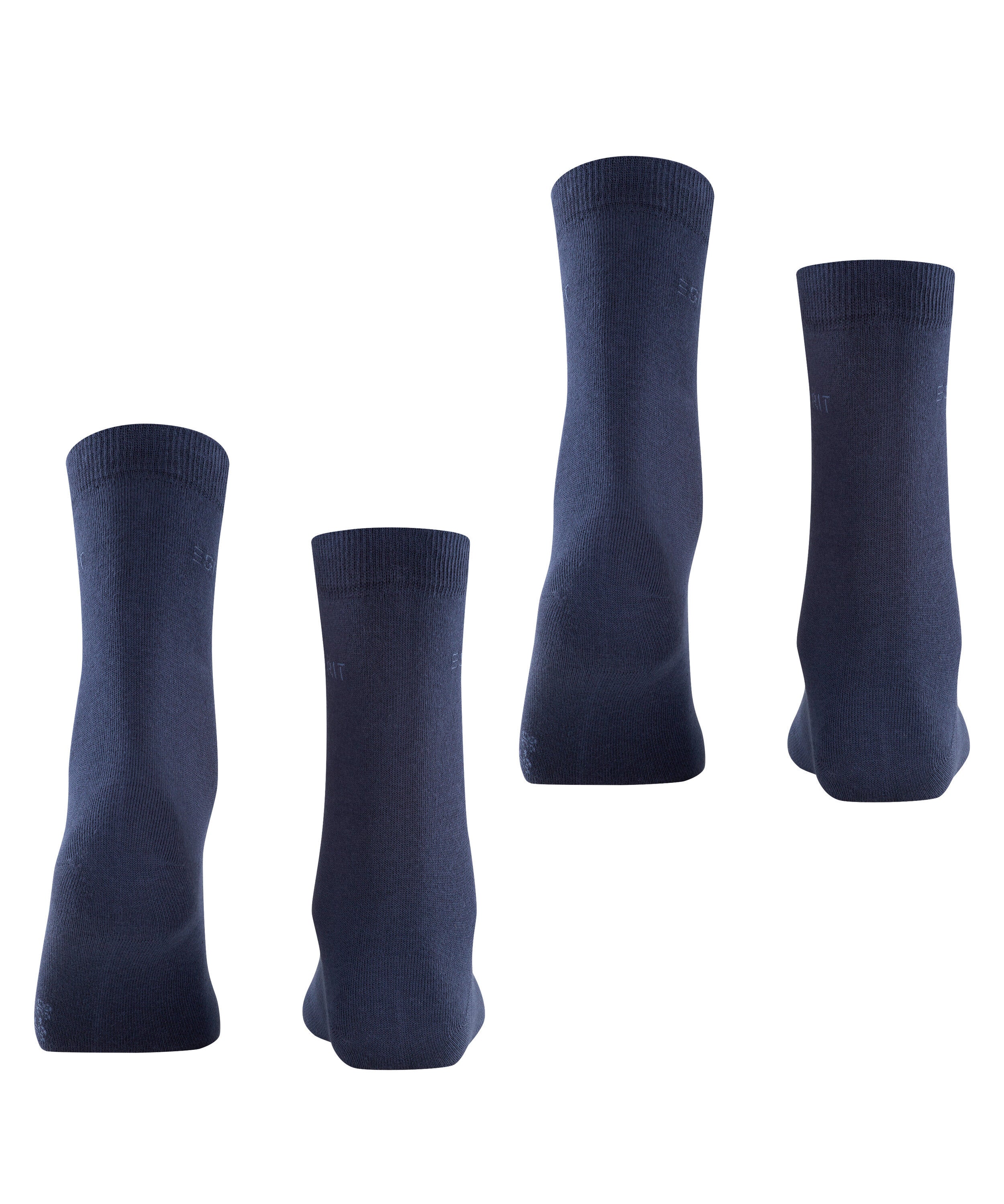 2er-Pack Socken - 6120 marine - Blau