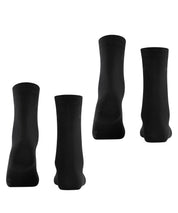 2er-Pack Socken - 3000 black - Schwarz