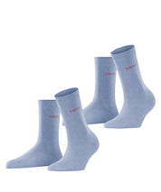 2er-Pack Socken - 6458 jeans - Blau