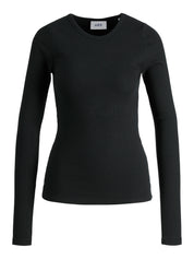 Feiner Strickpullover - Black - Schwarz