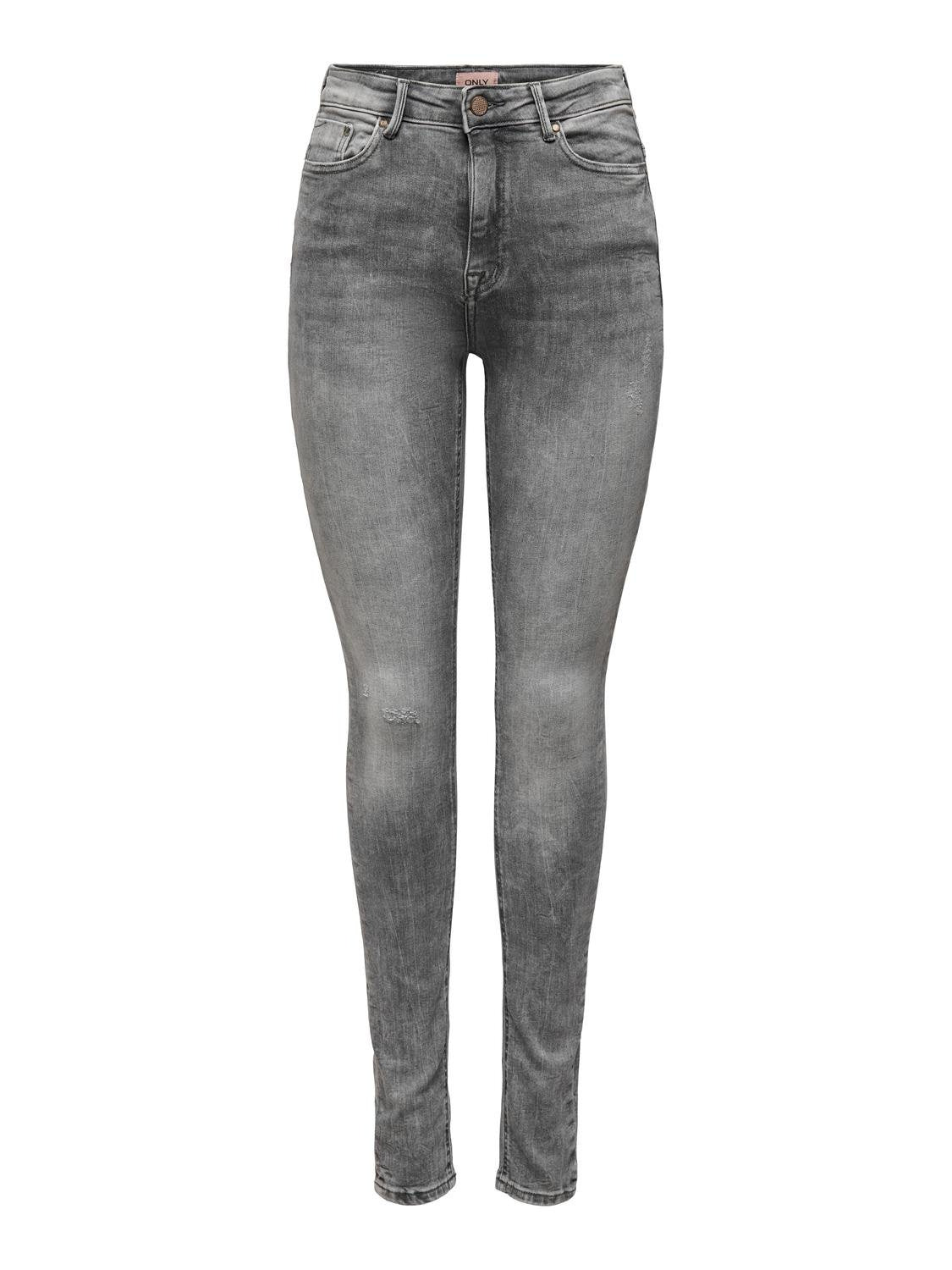 Jeans Skinny Fit - Medium Grey Denim - Grau