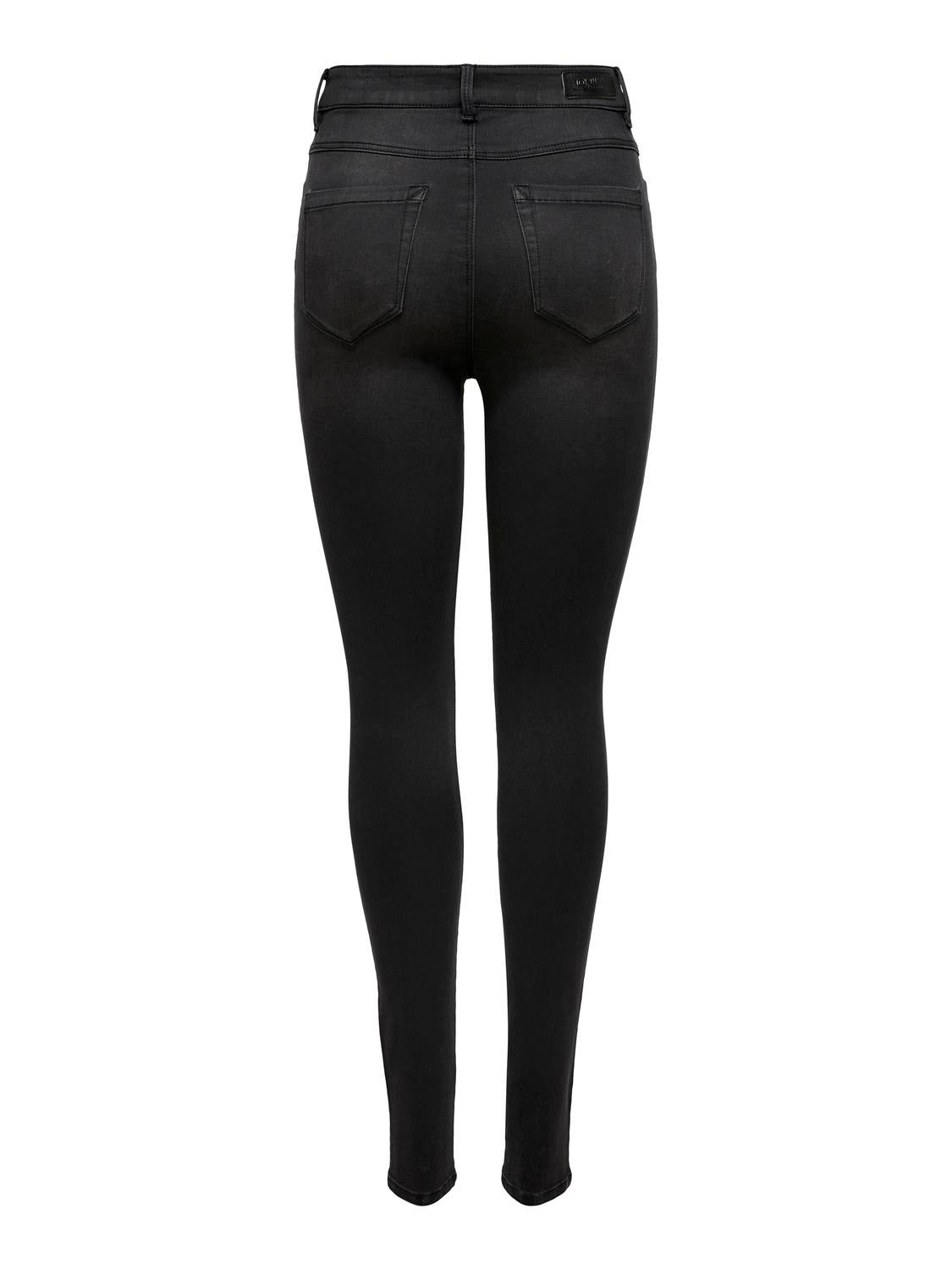 Jeans Skinny Fit - Black Denim - Schwarz