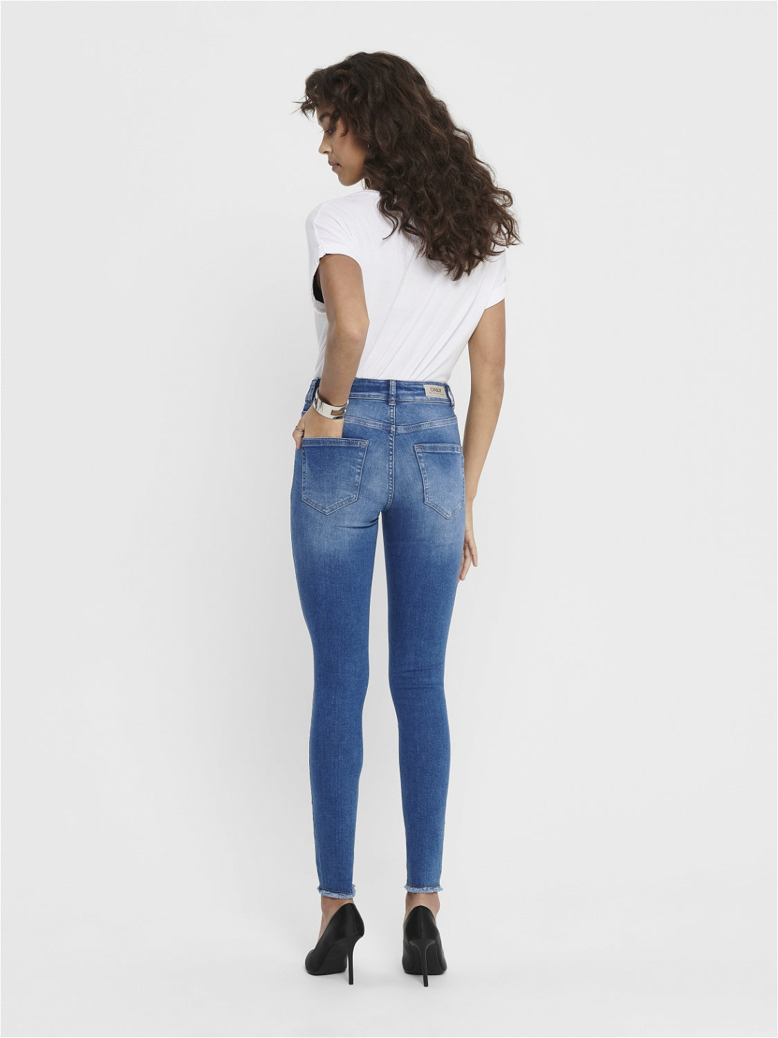 Jeans Skinny Fit - Medium Blue Denim - Blau