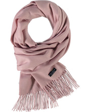 Schal mit Fransen - 410 - Rosa