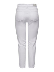 Jeans High Waist - White - Weiß