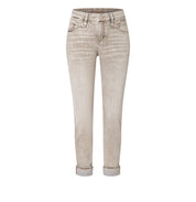 Jeans Slim Fit - D092 beige colored wash - Braun