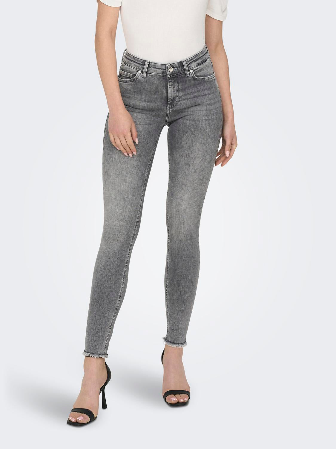 Jeans Skinny Fit - Grey Denim - Grau