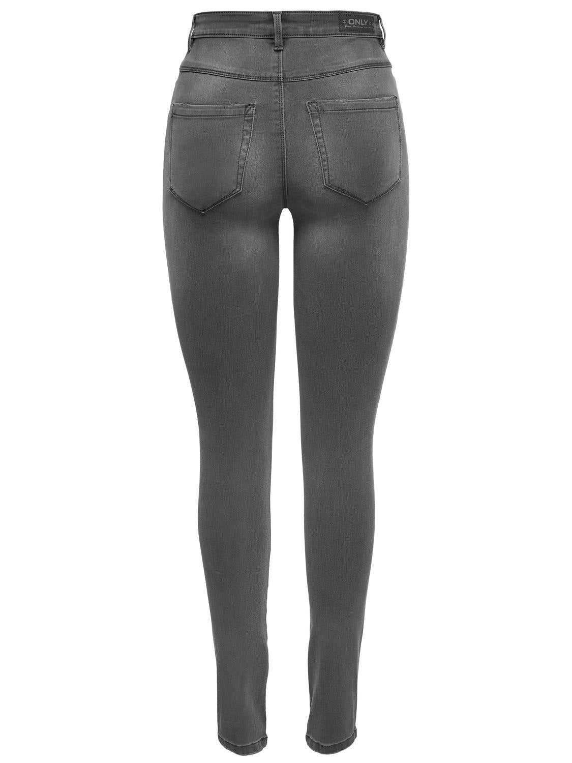 Jeans Skinny Fit - Dark Grey Denim - Grau