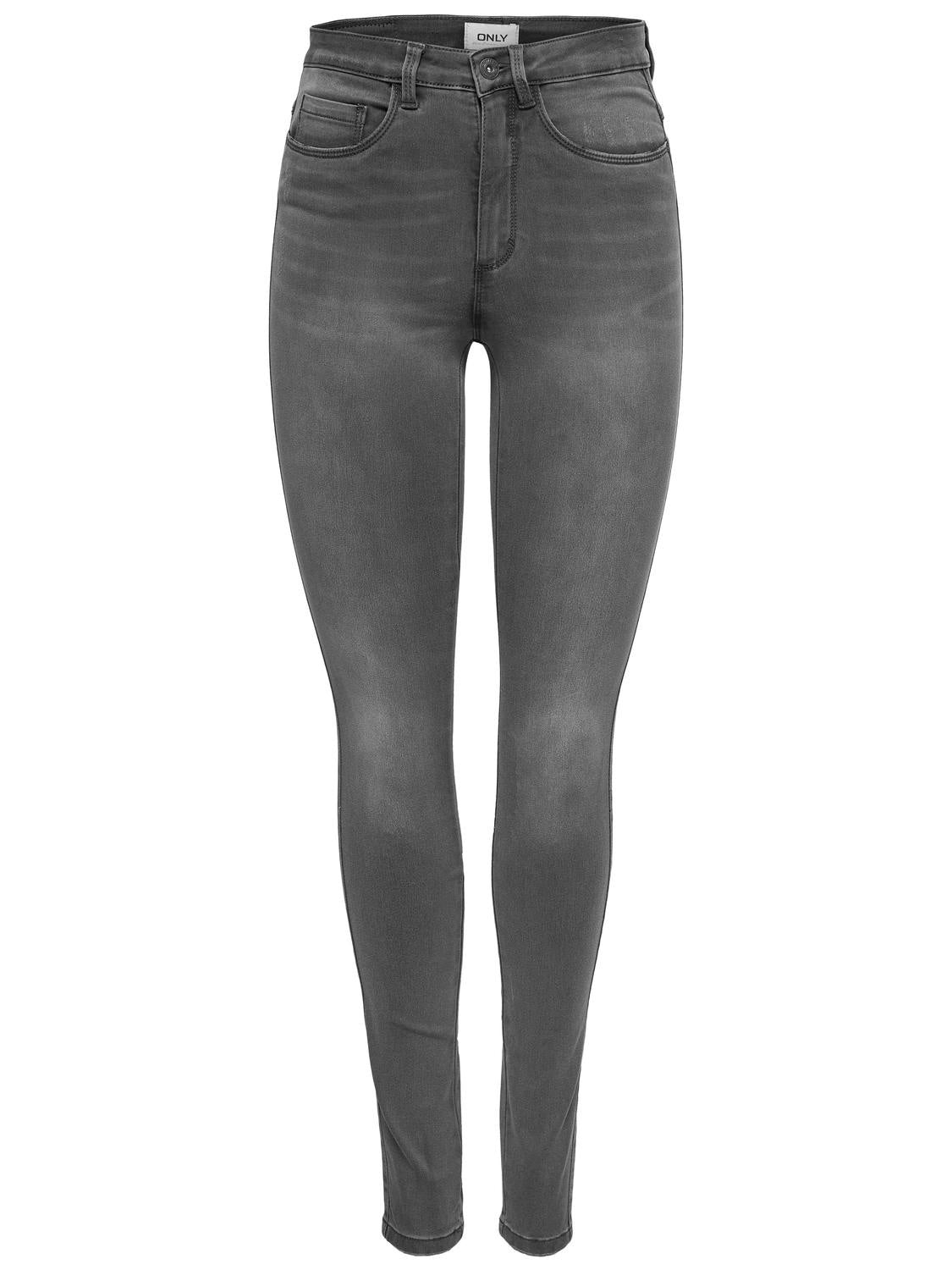 Jeans Skinny Fit - Dark Grey Denim - Grau