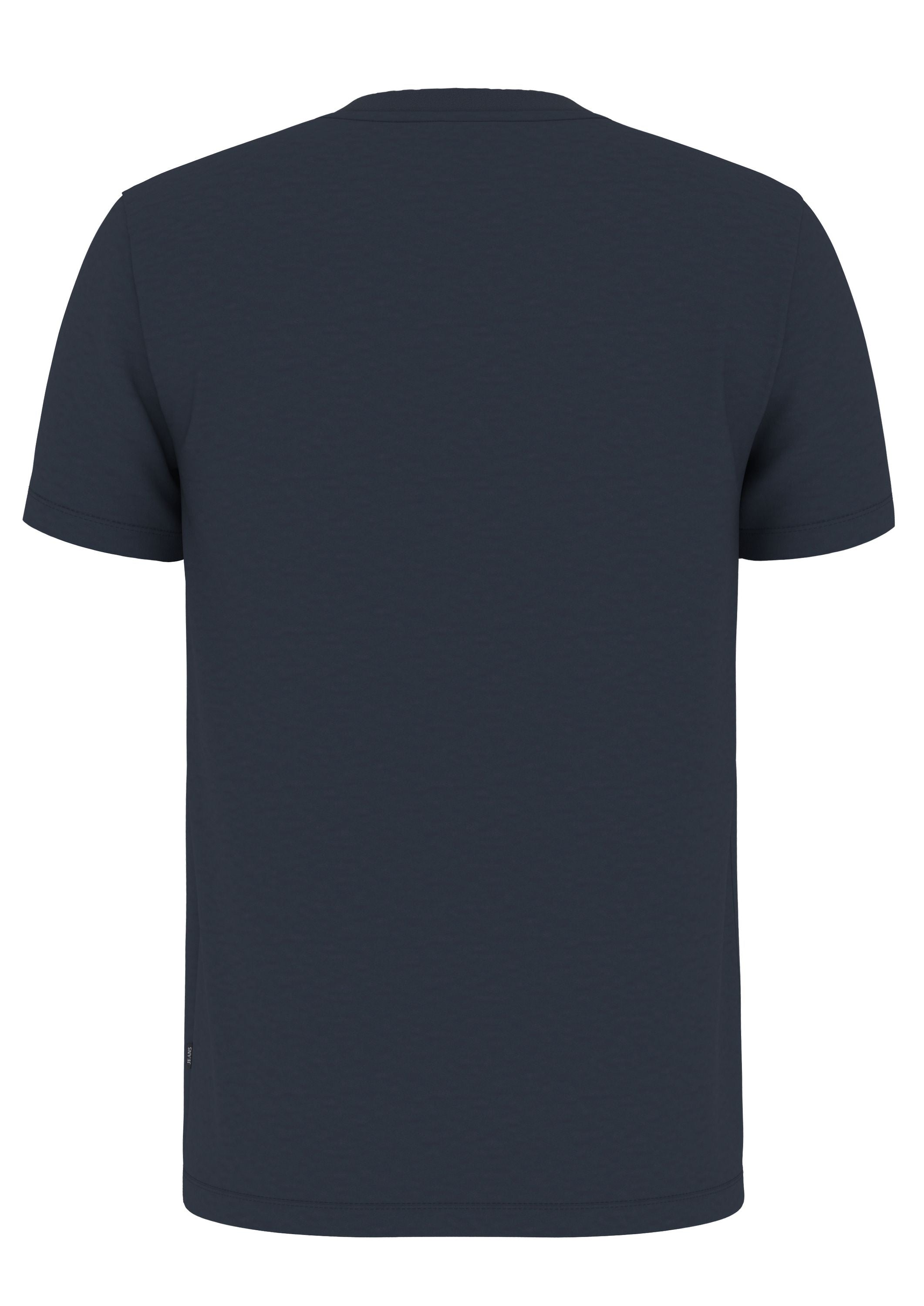 T-Shirt aus Baumwolle - 405-Dark Blue - Blau