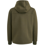 Sweatshirtjacke aus Baumwollmix - 6416-Olive Night - Khaki