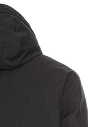 Funktionsjacke mit abnehmbarer Kapuze - 88-Asphalt - Schwarz