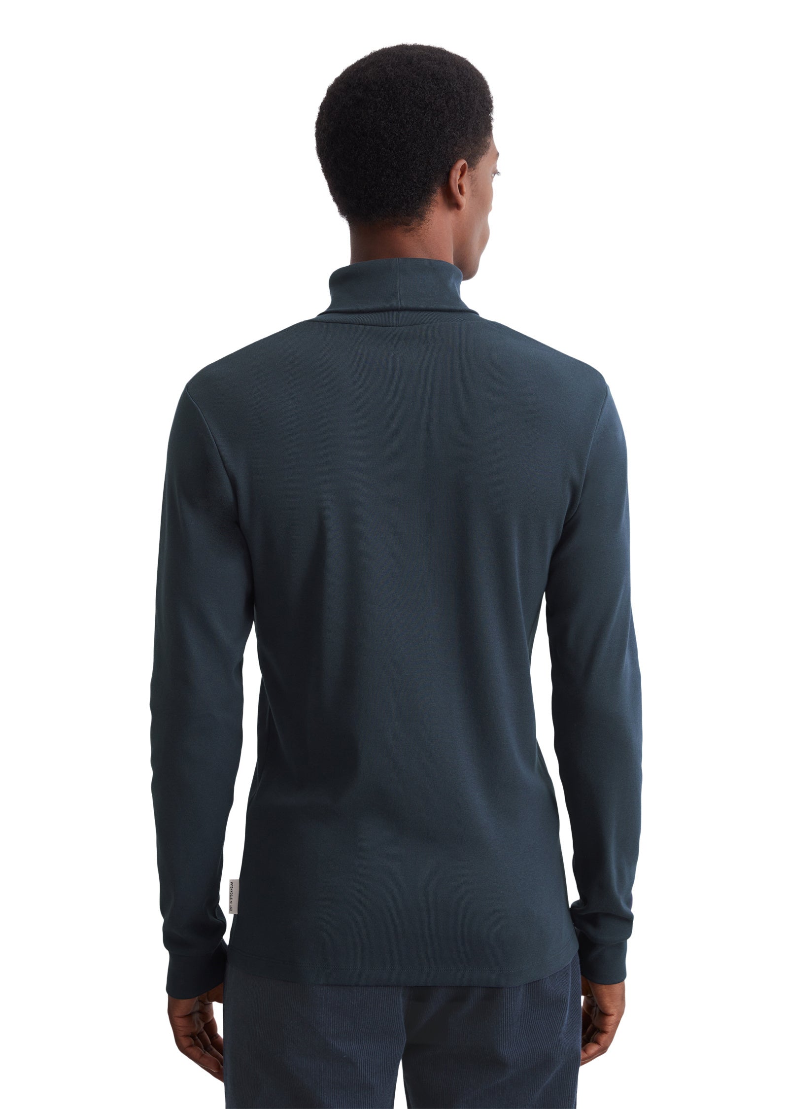 Langarmshirt mit Rollkragen - 898-dark navy - Blau